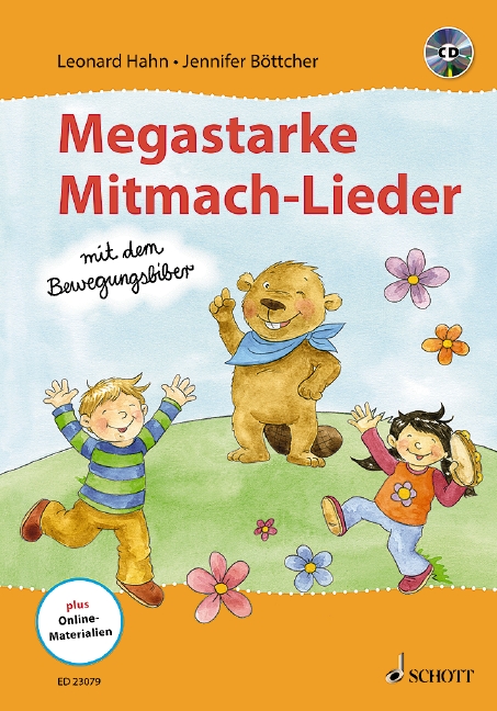 Megastarke Mitmach-Lieder - mit dem Bewegungsbiber (+CD)