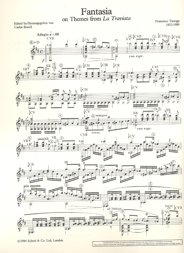 Fantasia on Themes from la Traviata