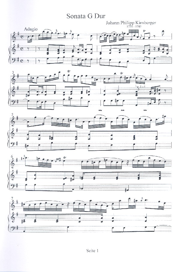 Sonate G-Dur