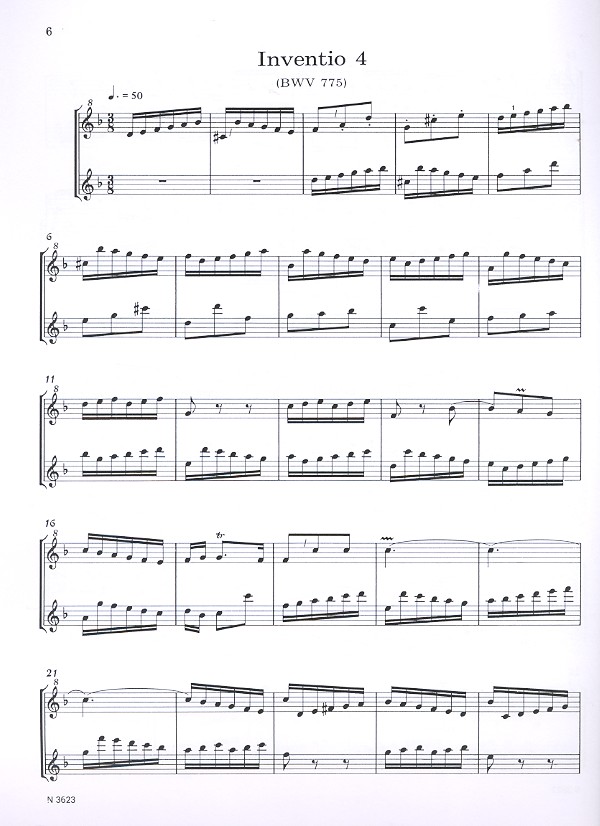 7 Bach-Inventionen