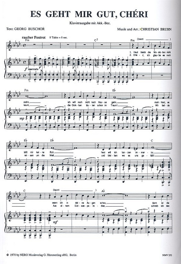 Es geht mir gut Cheri: