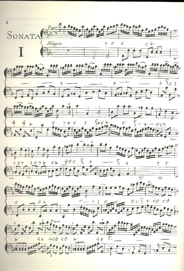 Les délices de la solitude Sonates