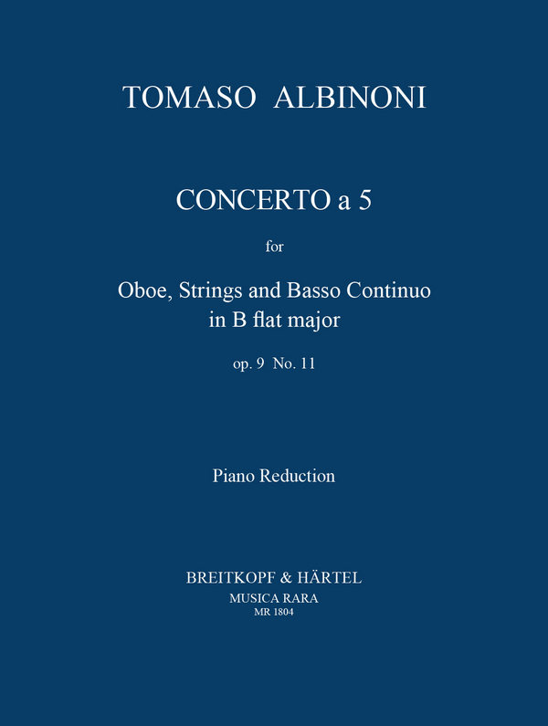 Concerto à cinque b flat Major op.9,11