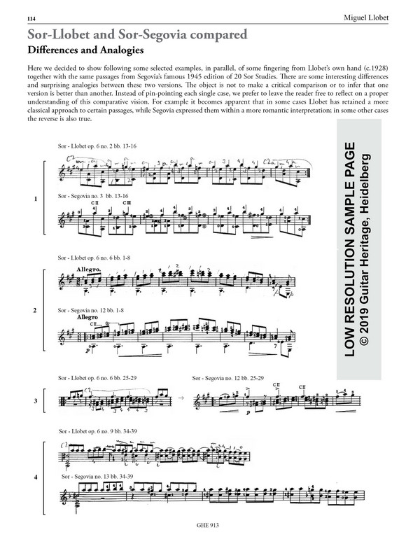 Guitar Works vol.13 - Fernando Sor Etudes  and  6 Works