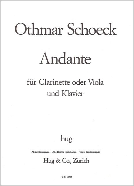 Andante für Klarinette