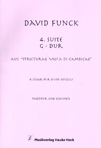 Suite G-Dur Nr.4 aus "Stricturae Viola di Gambicae"