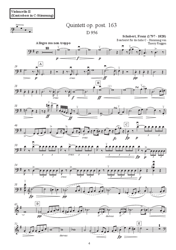 Quintett C-Dur D956 op.posth.163