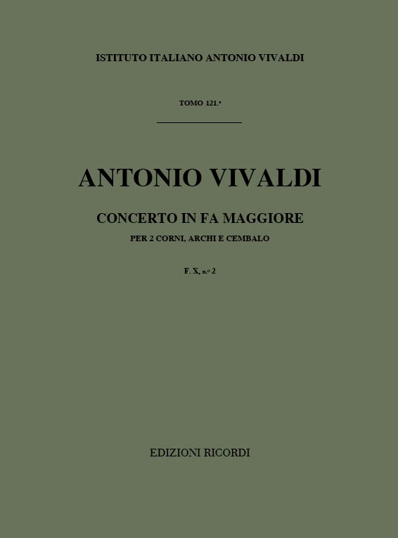 CONCERTO FA MAGGIORE PER 2 CORNI