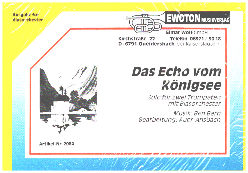 Das Echo vom Königssee: Solo