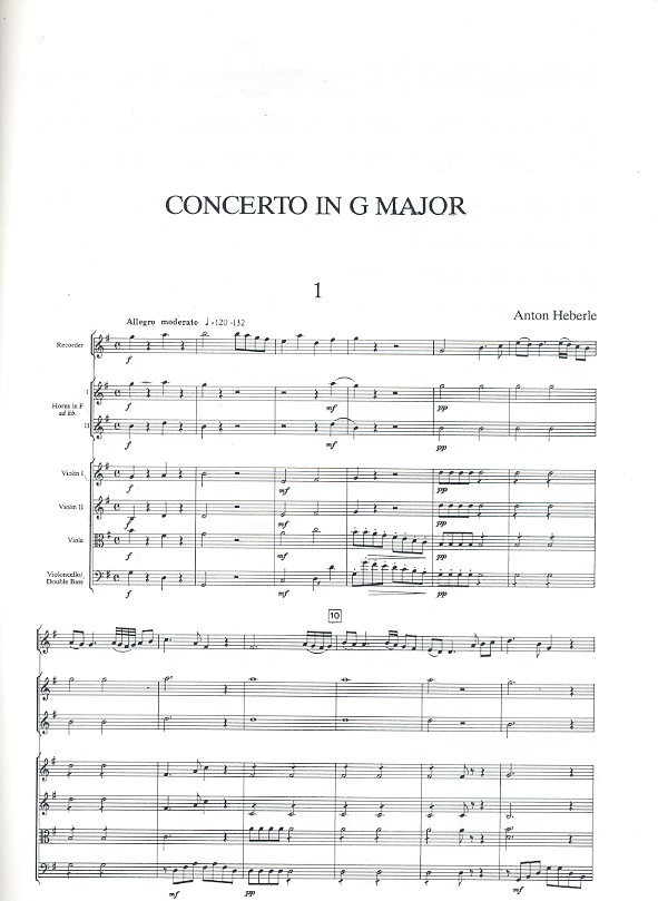 Concerto G major for descant