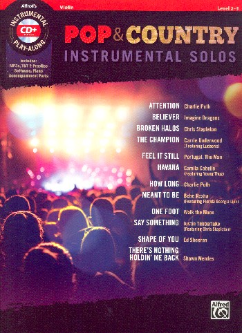 Pop & Country Instrumental Solos (+MP3-CD):