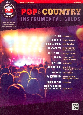 Pop & Country Instrumental Solos (+MP3-CD):