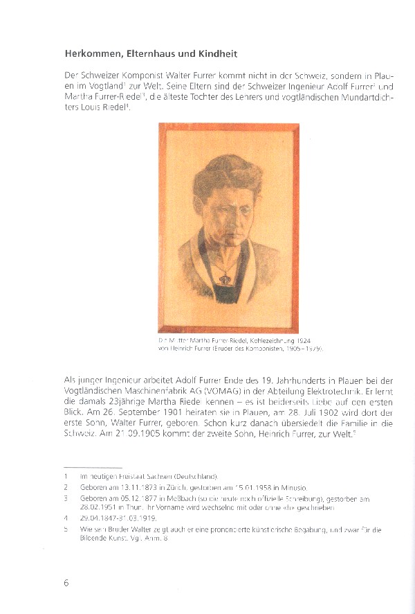 Walter Furrer Ein zu Unrecht vergessener Schweizer Komponist