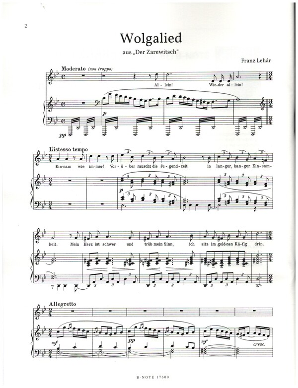 Lieder und Arien aus seinen Operetten
