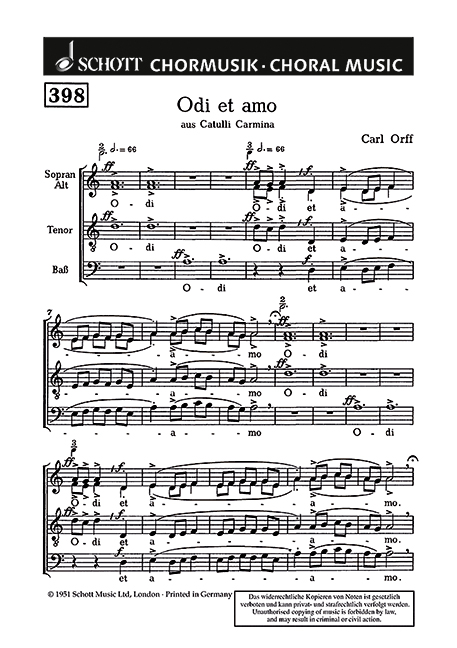 Odi et amo