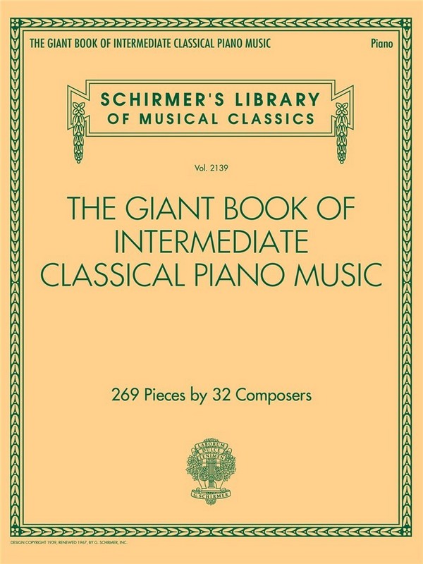 Giant Book of intermediate classical Piano Music