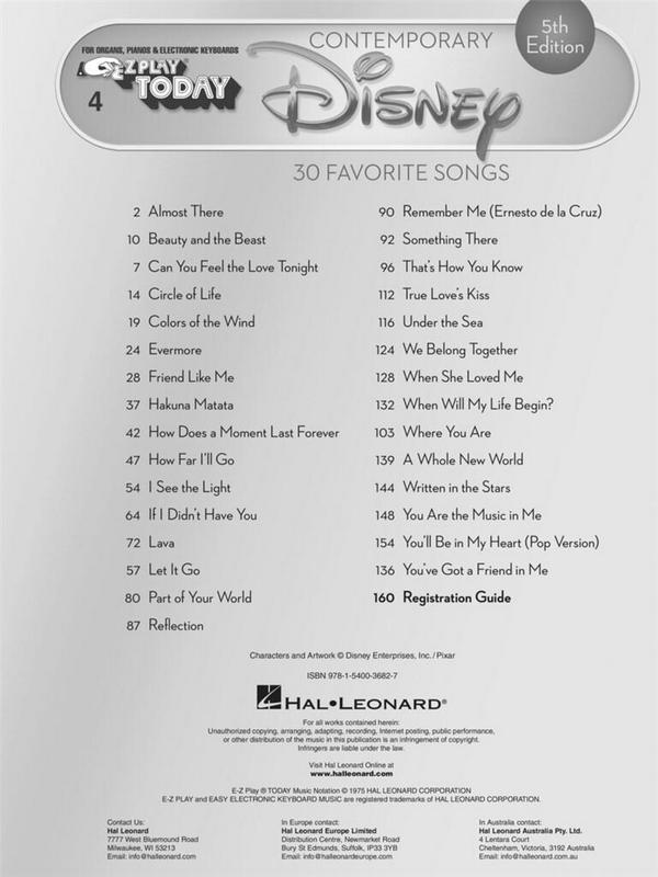 Contemporary Disney (5th Edition):