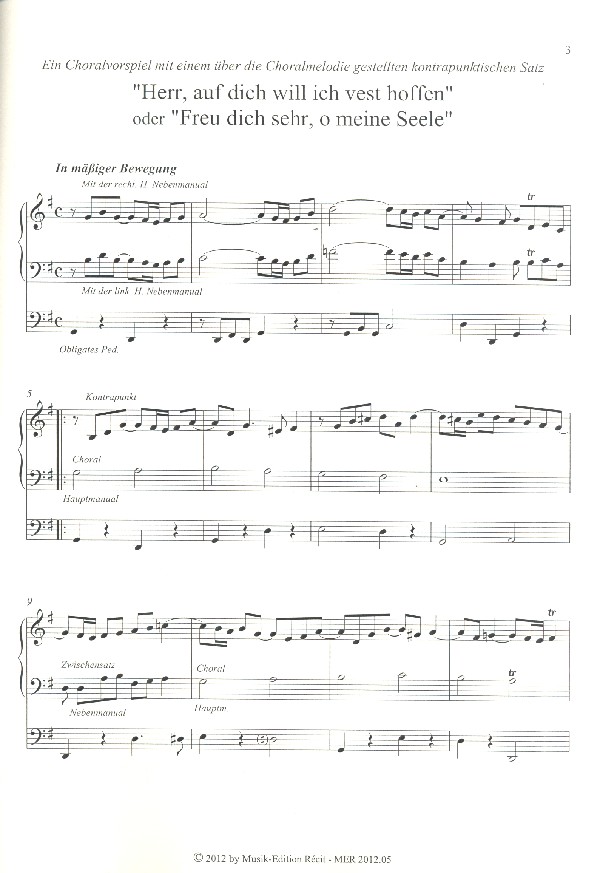 Sechs Choralvorspiele