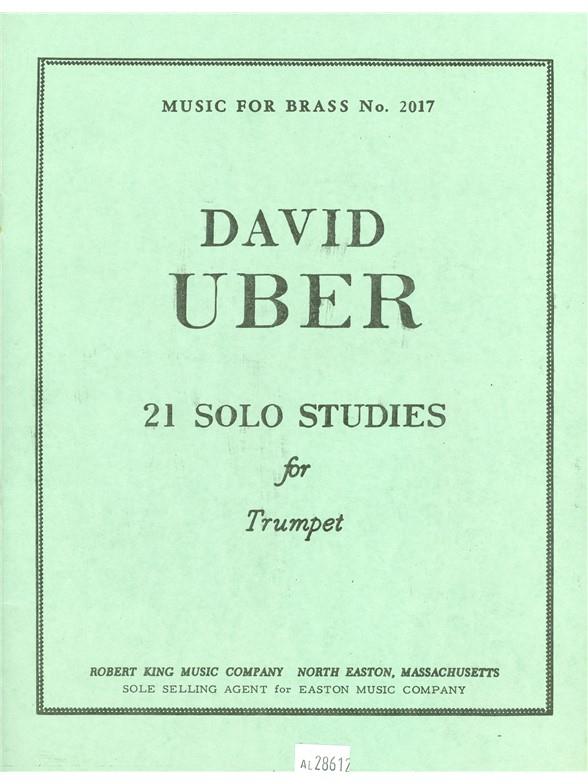 21 Solo Studies for trumpet