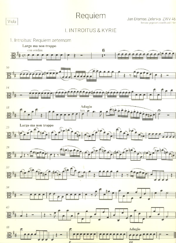 Requiem D-Dur ZWV46