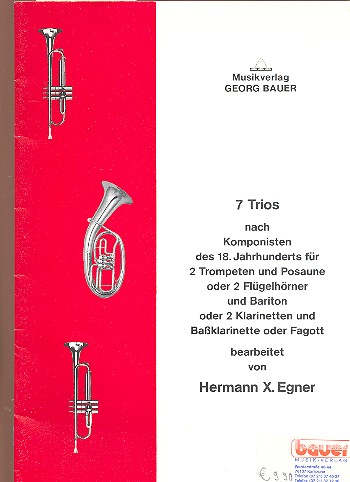 7 Trios nach Komponisten des 18. Jahrhunderts