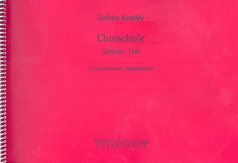 Chorschule Band 7