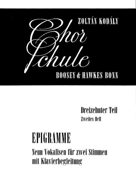 Chor-Schule Band 13,2 9 Vocalisen