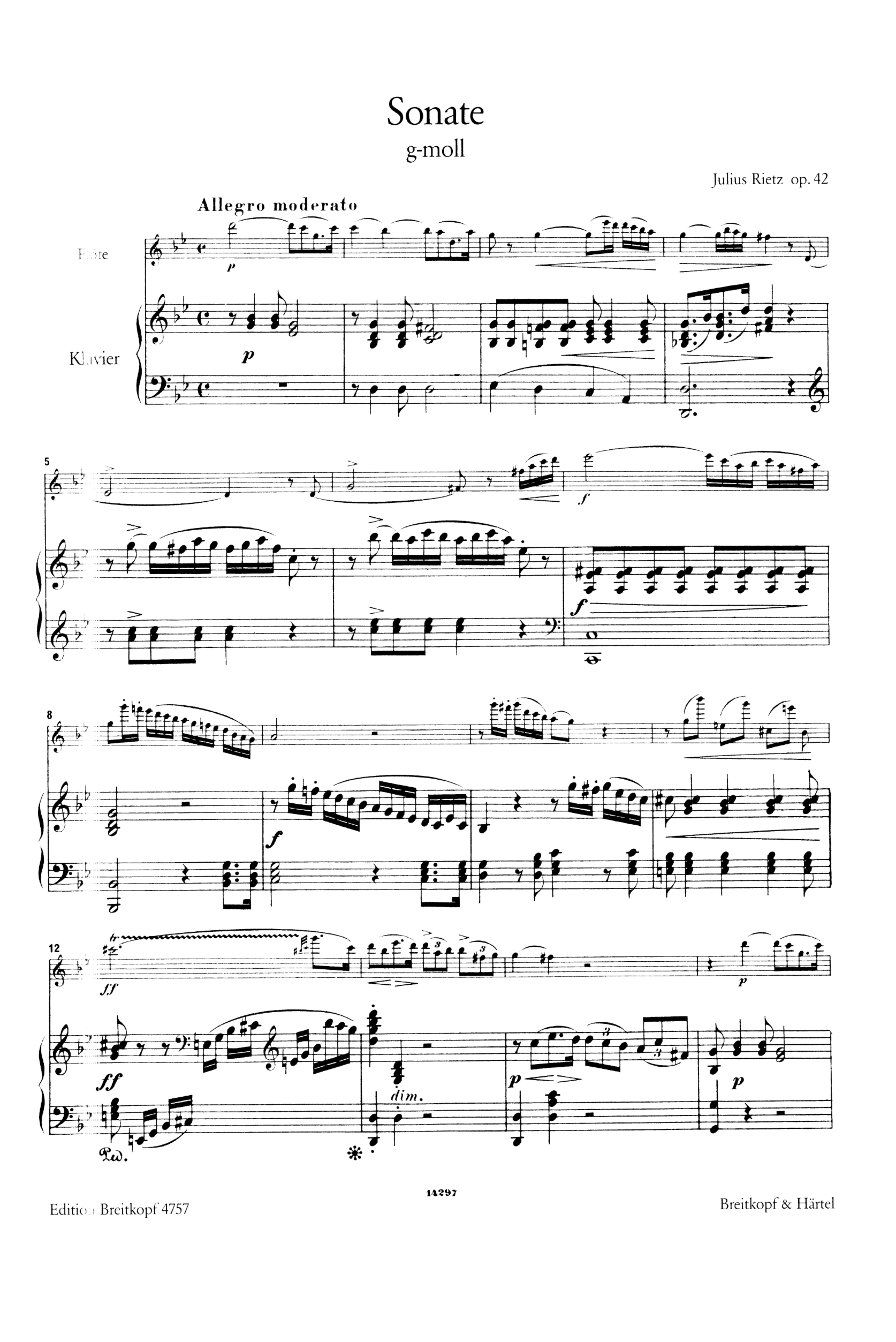 Sonate g-Moll op.42