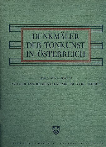 Wiener Instrumentalmusik vor und um