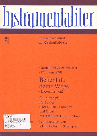 BEFIEHL DU DEINE WEGE