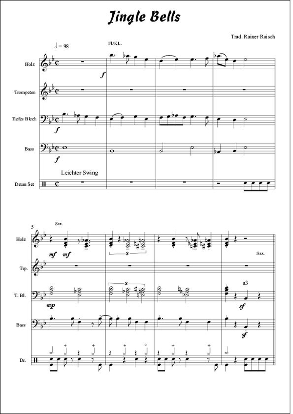 Stille Nacht  und  Jingle Bells