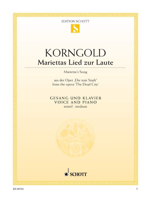 Mariettas Lied zur Laute op. 12