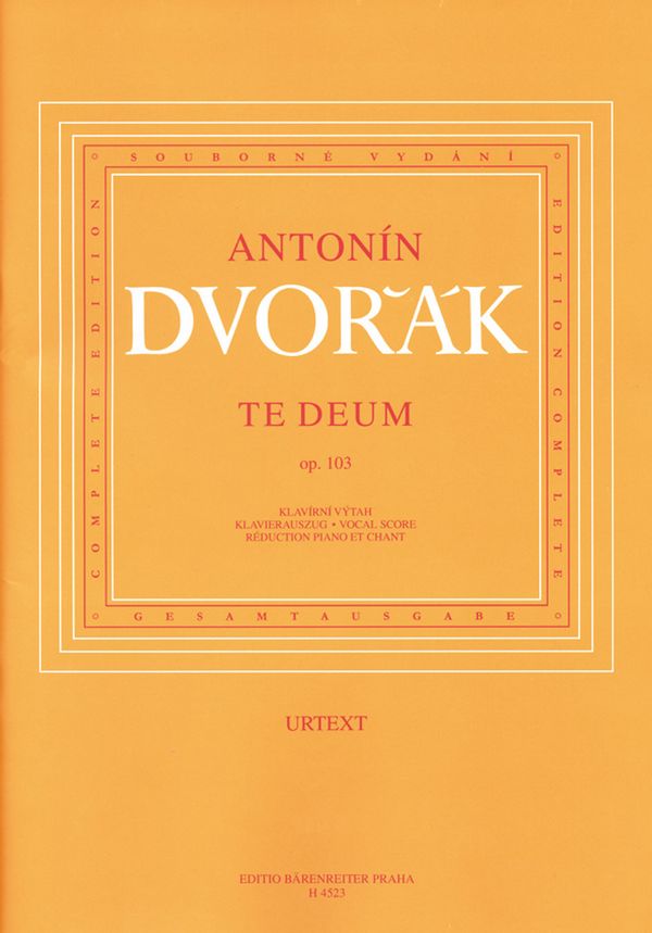 Te deum op.103 für Soli (sb), Chor