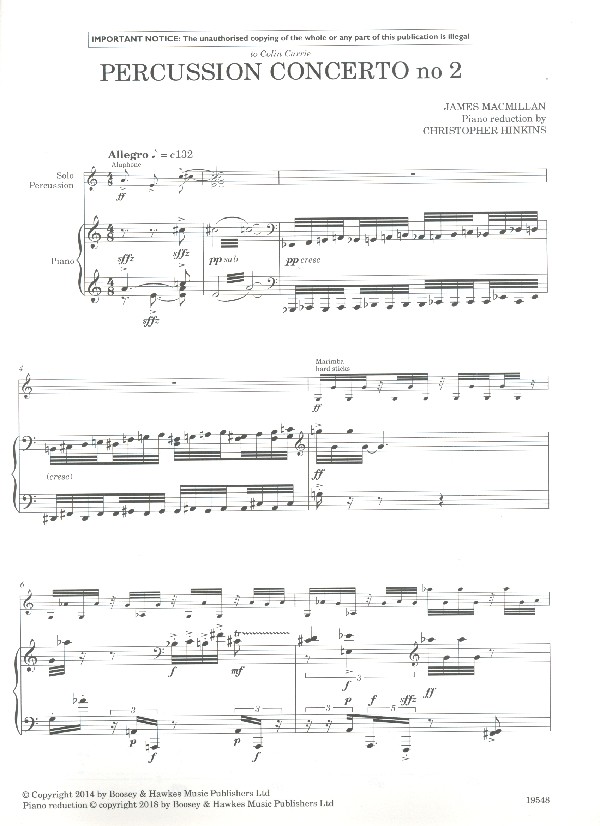 Concerto no.2 for Percussion and Orchestra