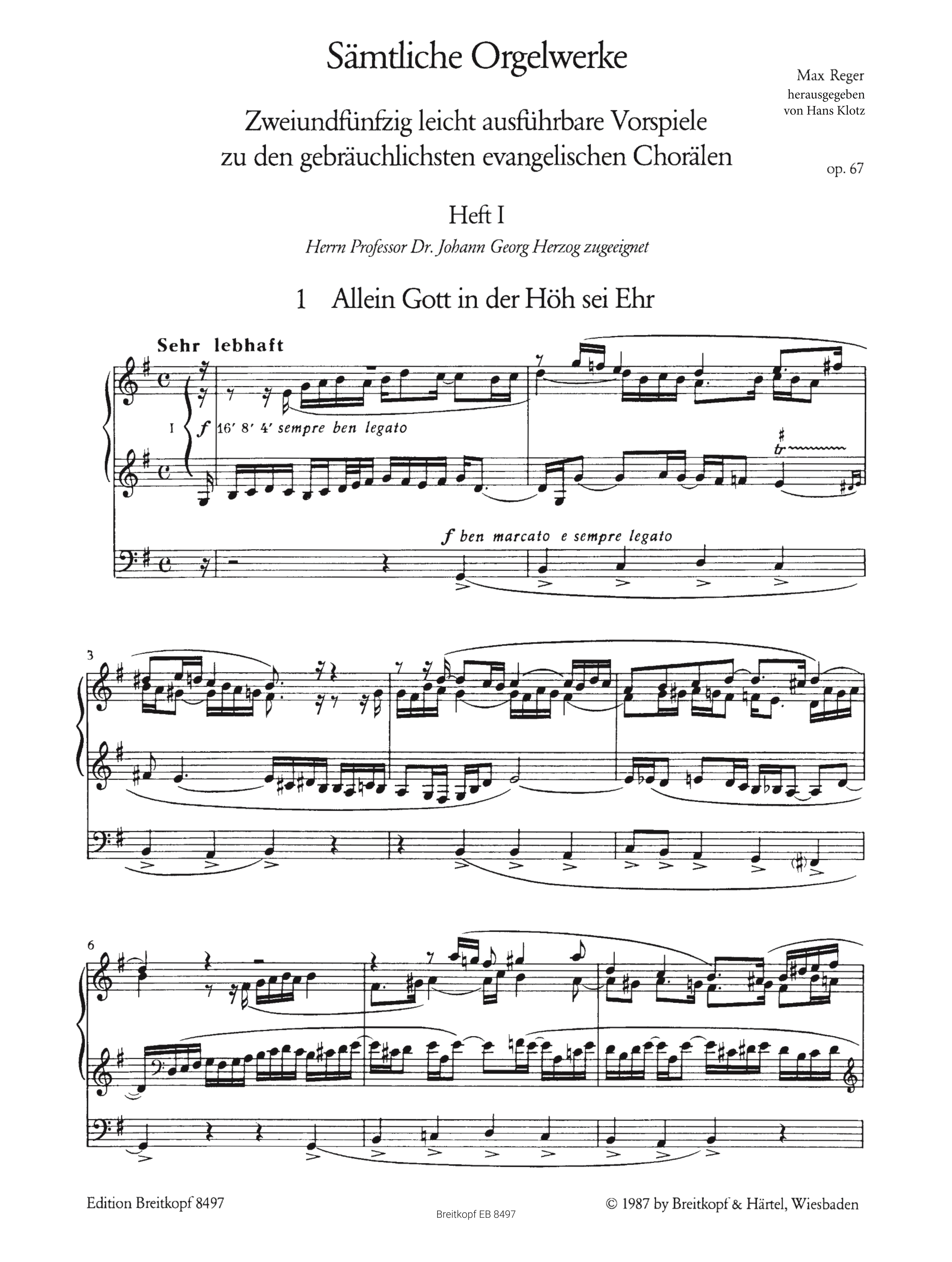 Sämtliche Orgelwerke Band 7