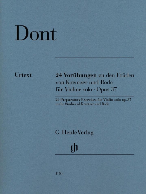 24 Vorübungen zu den Etüden von Kreutzer und Rode
