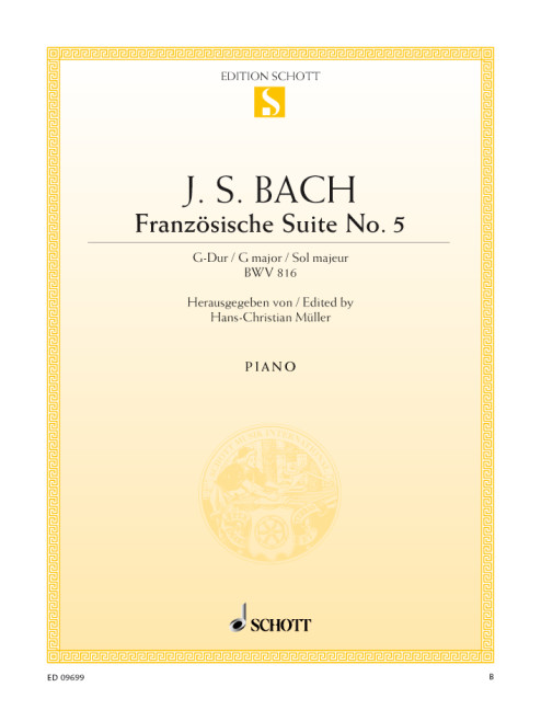 Französische Suite G-Dur Nr.5 BWV816