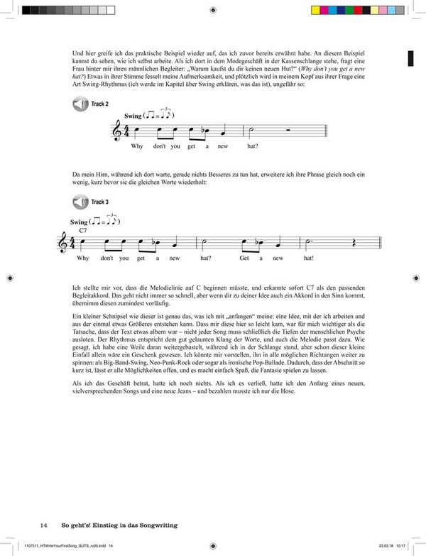So geht's - Einstieg in das Songwriting (+Audio Online):