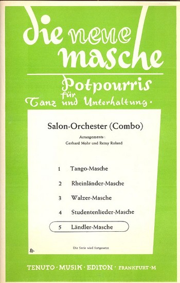 Ländler-Masche: für Salonorchester