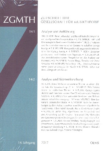 ZGMTH - Zeitschrift der Gesellschaft  für Musiktheorie 