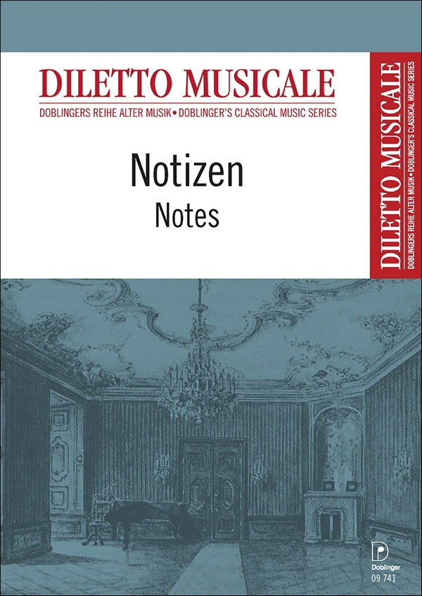 Notizheft Diletto musicale Din A6 hoch 8 Systeme