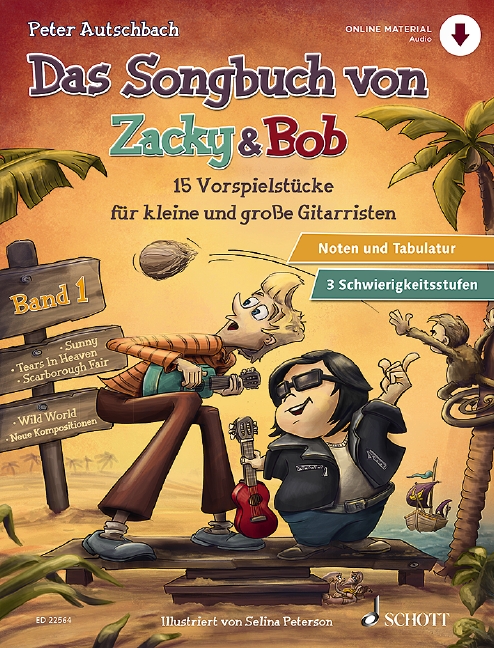 Das Songbuch von Zacky & Bob (+Online Audio)