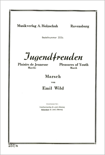 JUGENDFREUDEN MARSCH FUER