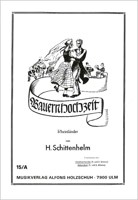 BAUERNHOCHZEIT RHEINLAENDER FUER