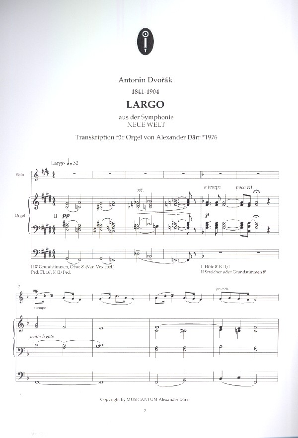 Largo aus Sinfonie Nr.9 (Aus der neuen Welt)
