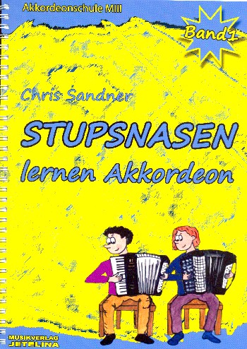 Stupsnasen lernen Akkordeon Band 1 (+CD)