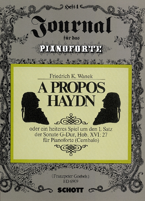 A propos Haydn Hob. XVI: 27 Heft 4