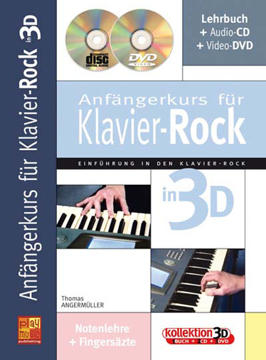 Anfängerkurs Klavier 3D (+CD +DVD):