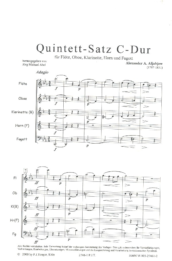 Quintettsatz C-Dur