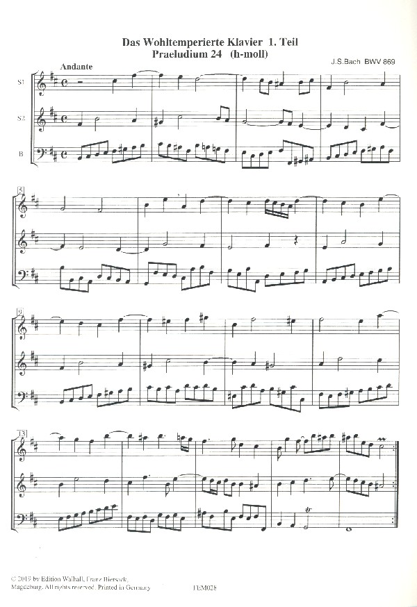 Präludium Nr.24 BWV869